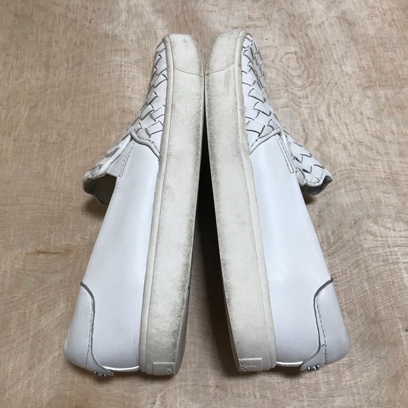 Sam Edelman Eda White Leather Sneakers Size 6.5 - Picture 5 of 8